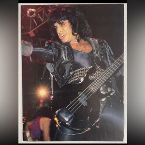 Vintage Kiss Gene Simmons pinup